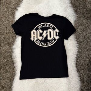 AC/DC Black Tour Tee